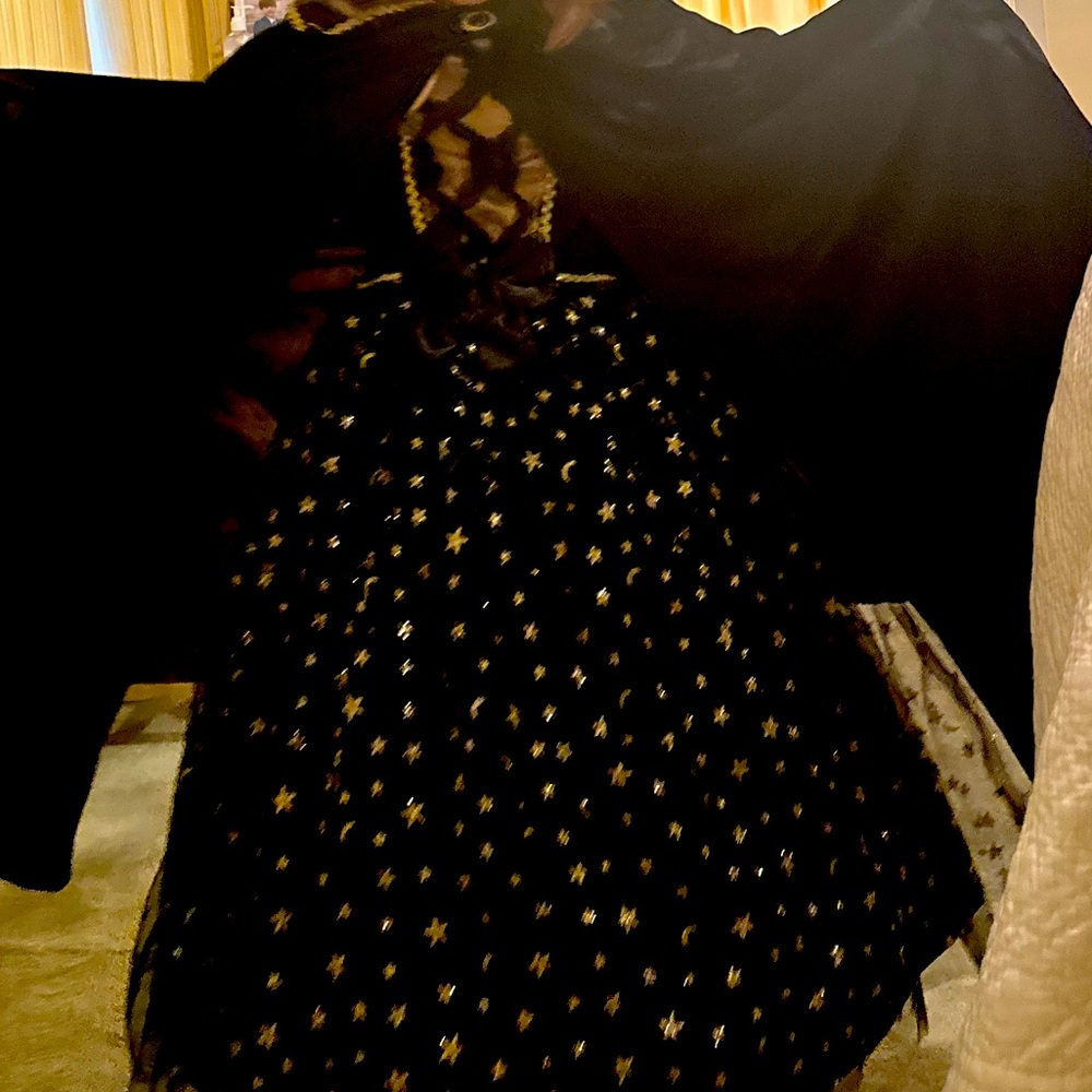 Size six-year-old, witch’s costume in perfect condition